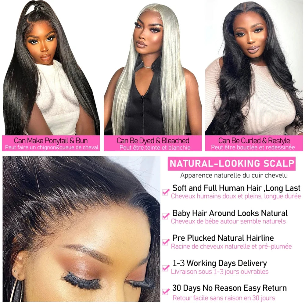 Loose Deep Wave 13x4 13x6 Lace Frontal Human Hair Wigs