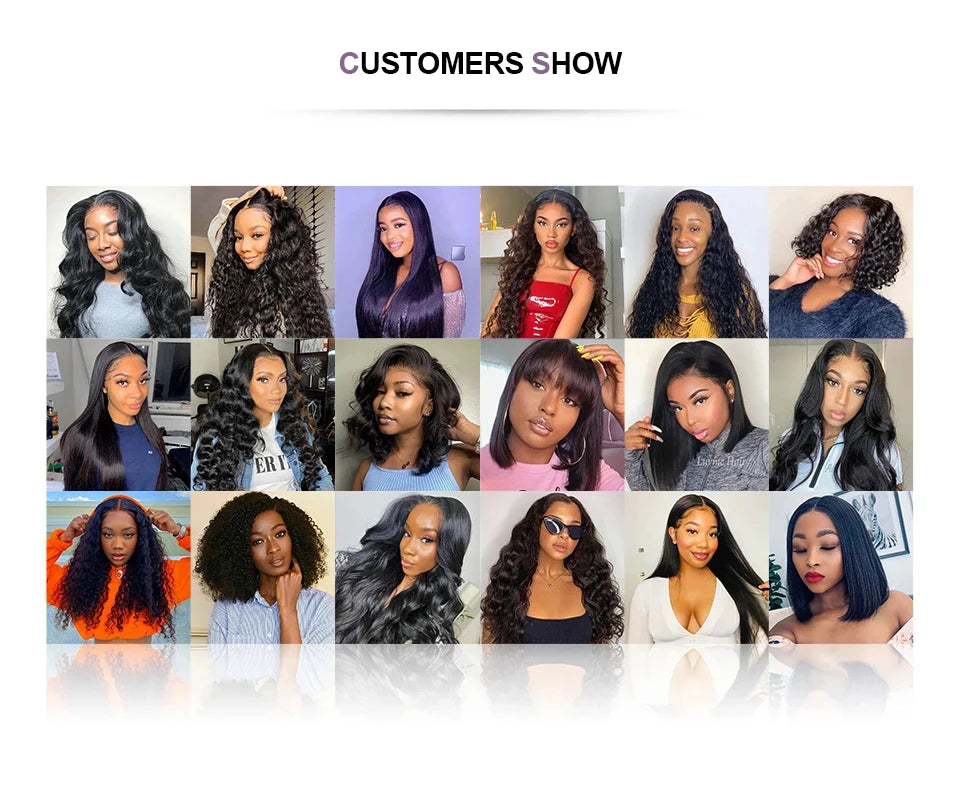 Pre Cut Glueless Human Hair Wig 13x4 Curly 250% Front Wig 7x5 Water Wave Lace Closure Wig