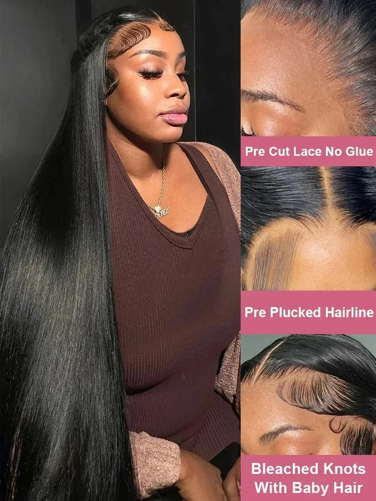 Lace Frontal Wigs Human Hair Bone Straight 13x6 13x4 HD Lace Frontal Wig