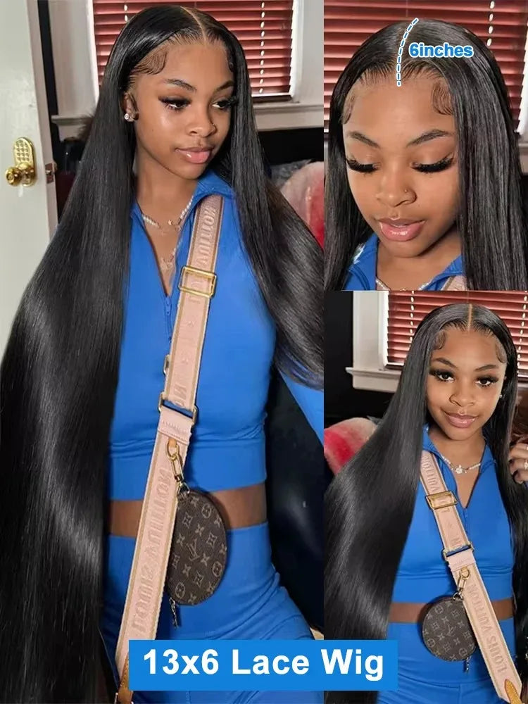 Lace Frontal Wigs Human Hair Bone Straight 13x6 13x4 HD Lace Frontal Wig