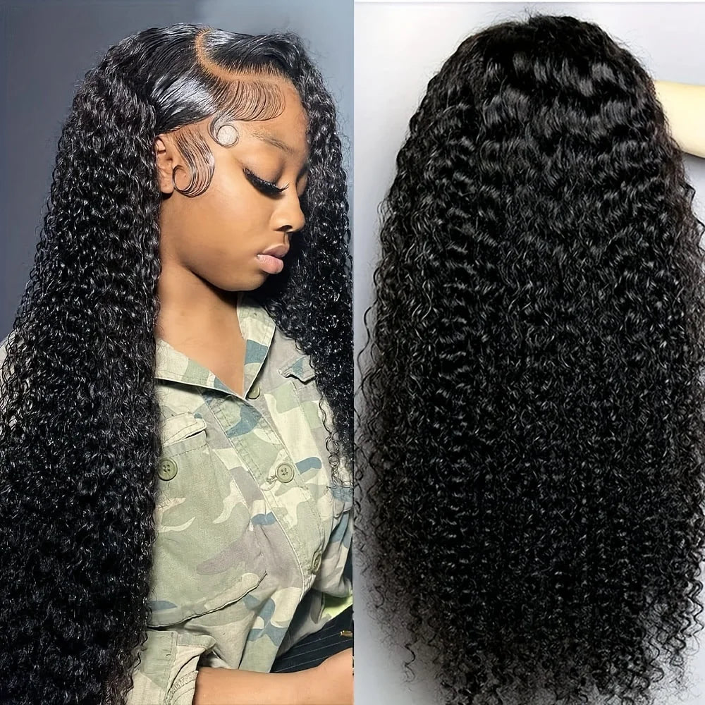 Lace Frontal Wig Water Deep Wave Human Hair Wigs