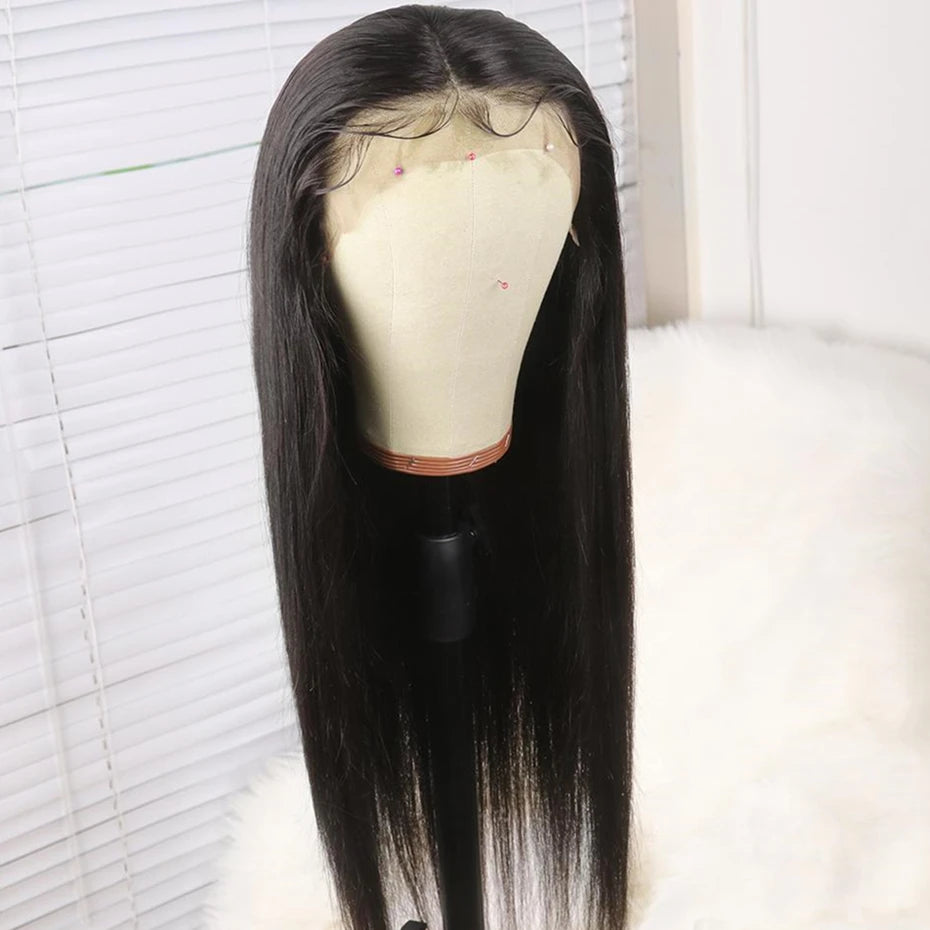 Lace Frontal Wig Brazilian 100% Human Hair Wig Transparent Lace Wigs Cheap Wig