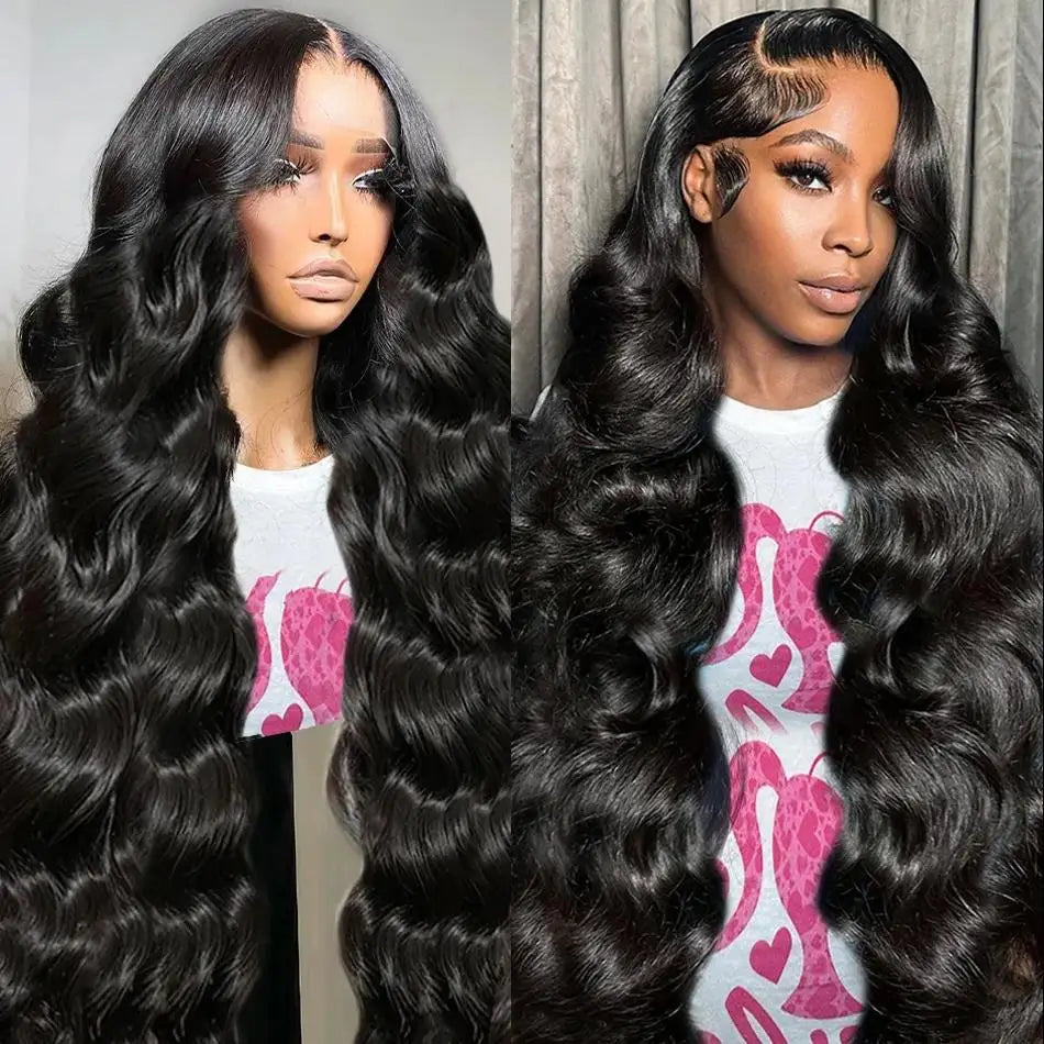 HD Transparent 13x4 13x6 Body Wave Lace Front Wig Pre Plucked 360 Lace Frontal Wig Human Hair Wigs