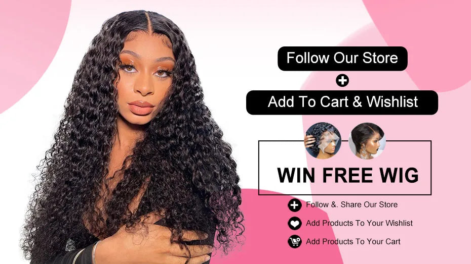 200 Density HD 13X6 Transparent Deep Water Wave Curly Human Hair Lace Frontal Wig 30 34 Inch 13X4 Lace Front Human Hair Wigs