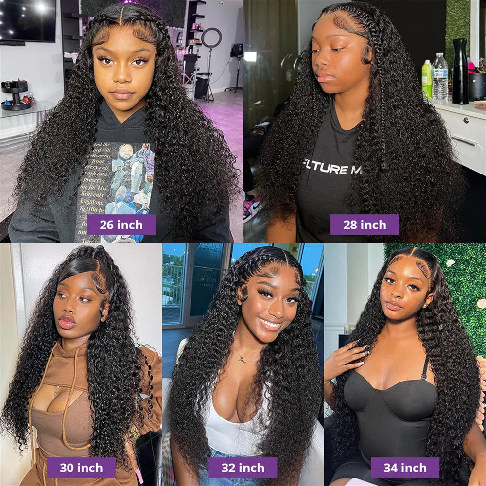 Lace Frontal Wig Water Deep Wave Human Hair Wigs