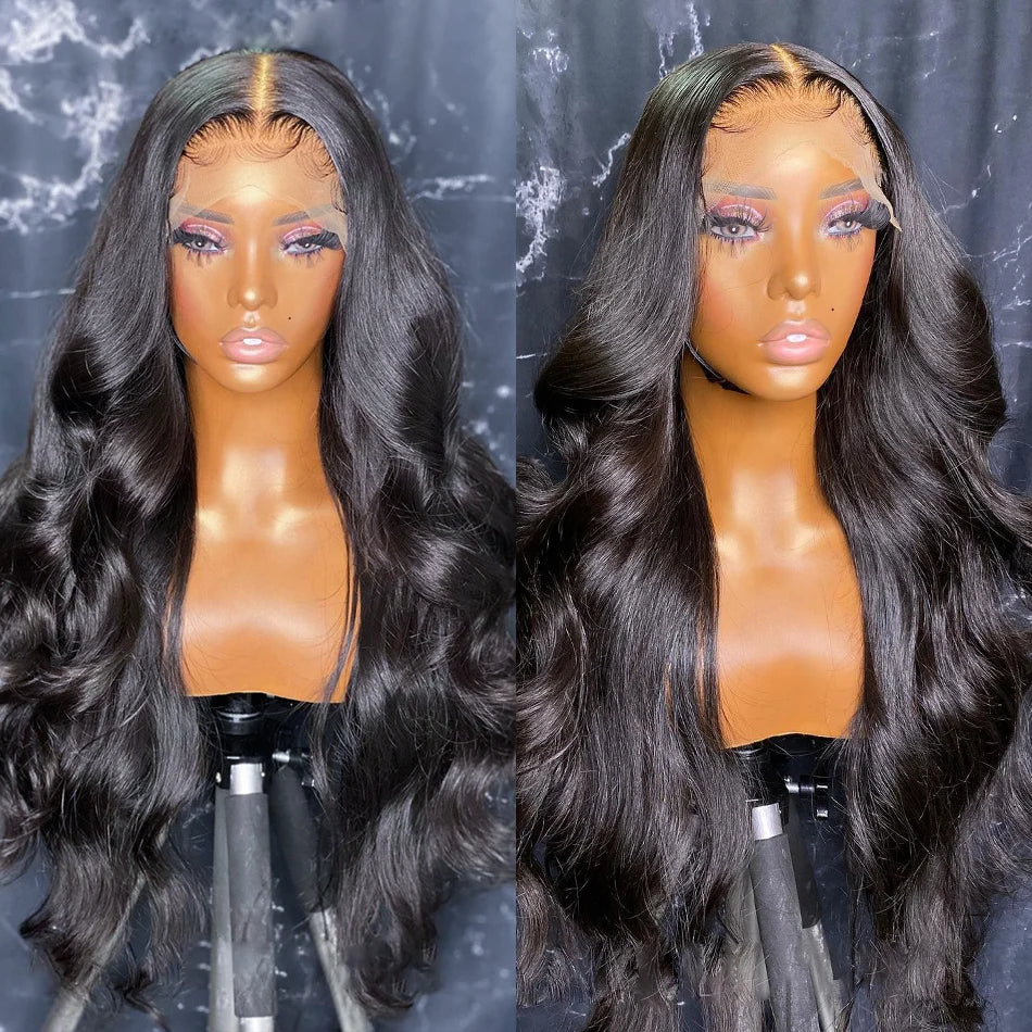 Body Wave Lace Front Wig Pre Plucked Loose Wave Lace Frontal Wig