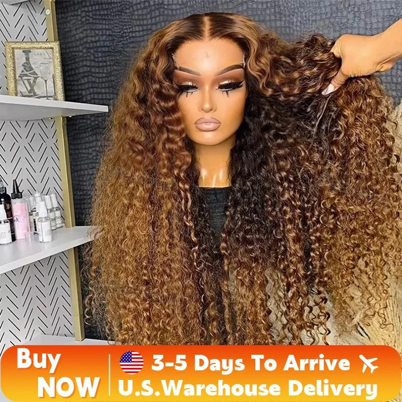 Highlight Wig Human Hair Deep Wave Frontal Wig Hd Lace Wig 13x6 Human Hair 13x4 Water Wave Wigs