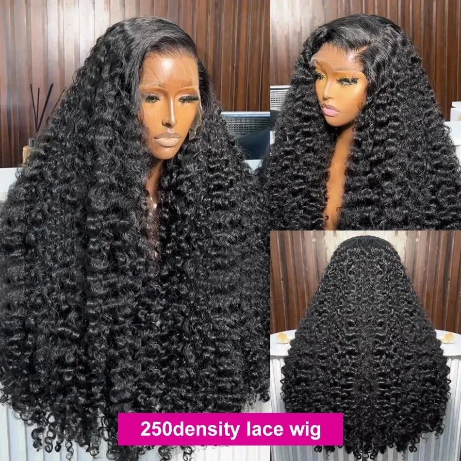 Lace Frontal Wig Water Deep Wave Human Hair Wigs