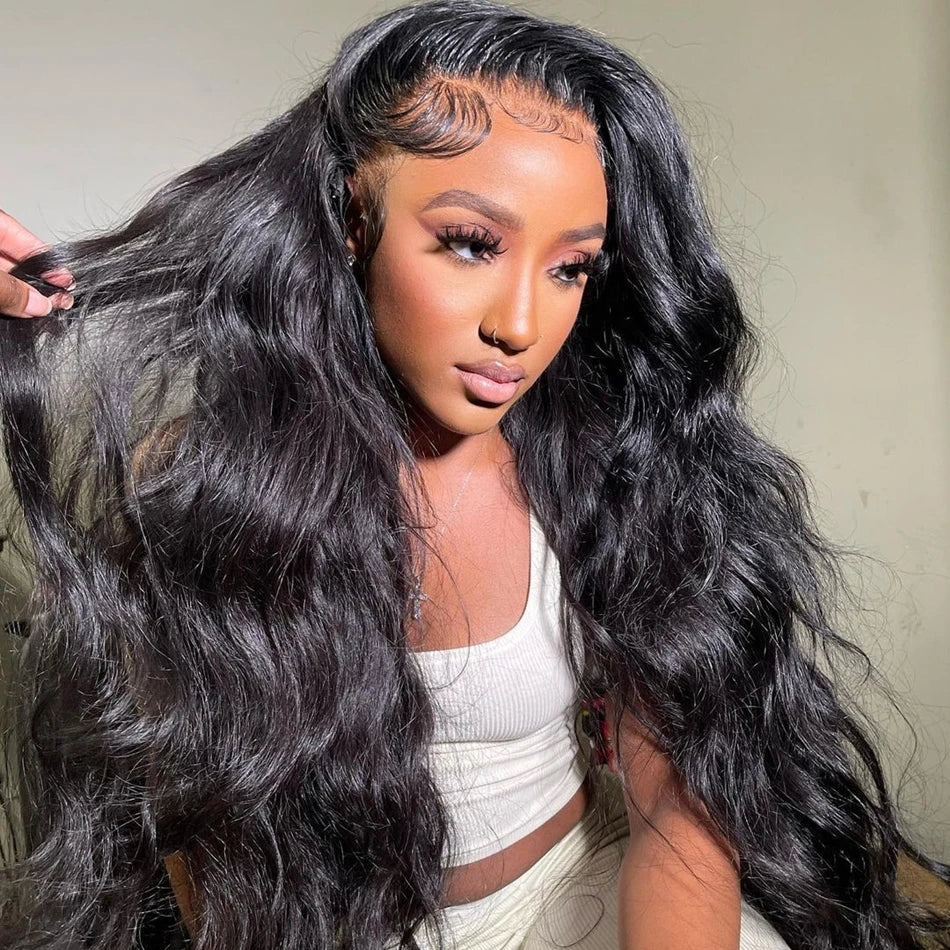 Body Wave Lace Front Wig Pre Plucked Loose Wave Lace Frontal Wig