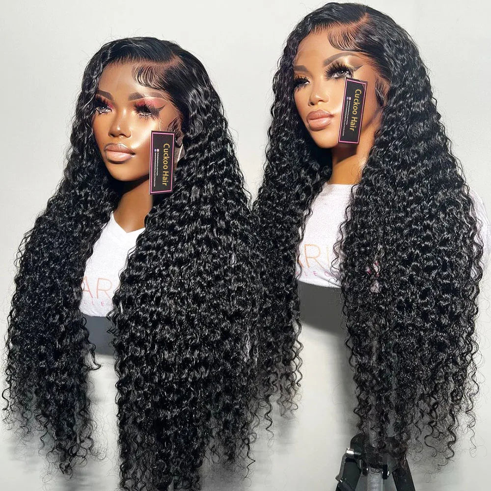 Deep Curly 13x6 HD lace Frontal Wig Deep Wave Lace Front Wig