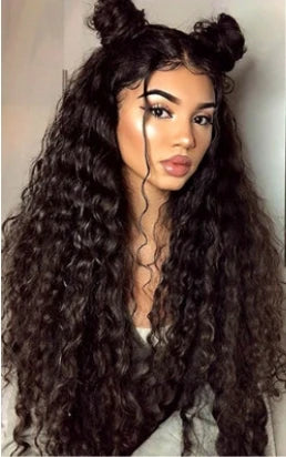 African curls fashion in parting long curly hair corn perm synthetic high temperature silk wig