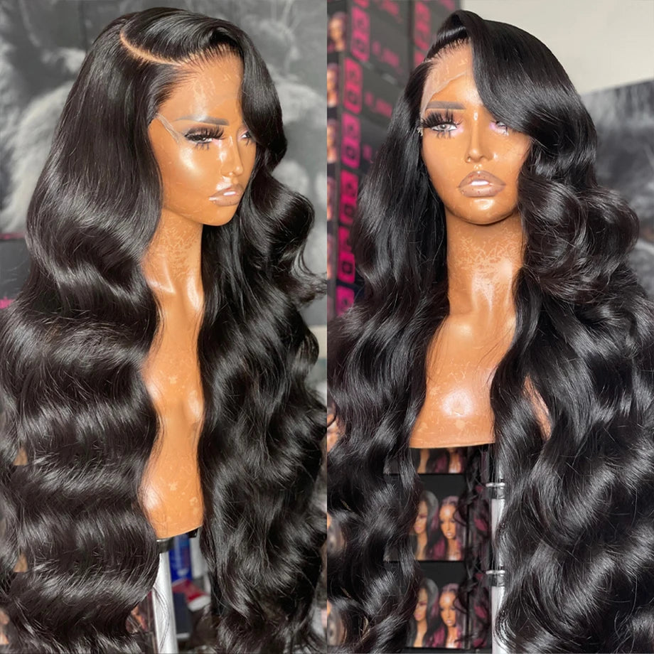 High Density Wave Lace Front Wig Human Hair 13x6 13x4 360 Body Wave HD Lace Front Wigs