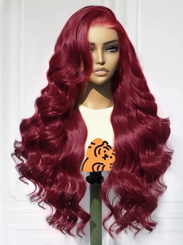 Lace Frontal Wig Remy Body Wave Transparent Lace Front Human Hair Wigs For Women