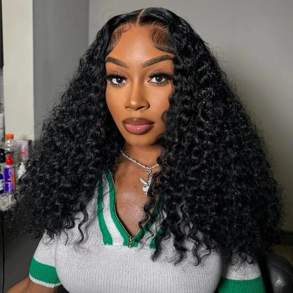 13x6 HD Deep Wave Lace Frontal Wigs 13x4 Water Wave Curly 100% Human Hair 5x5 Glueless Lace Front Wig