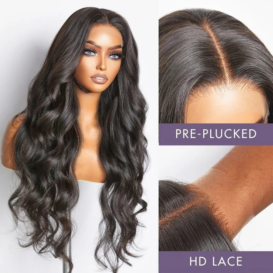 Body Wave Transparent Wear To Go 13*5*2 T Lace Wig Human Hair Wigs