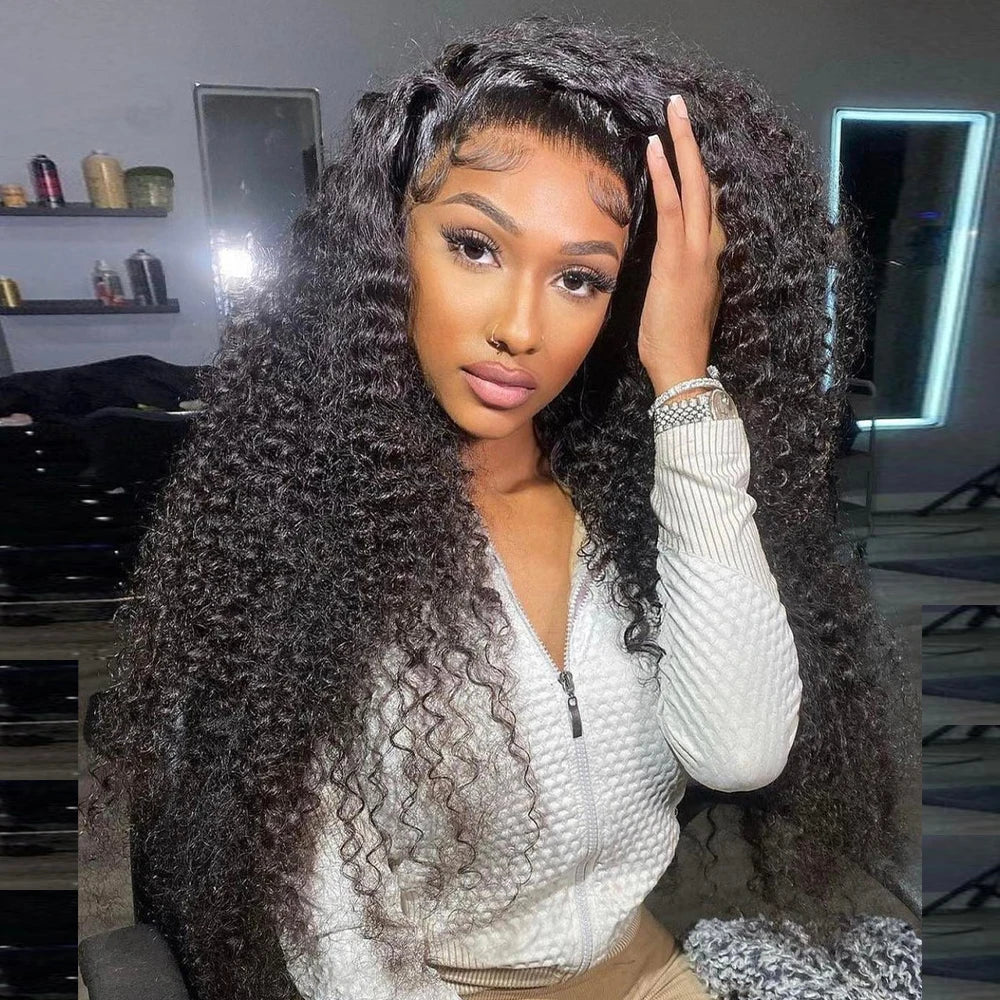 Lace Frontal Wig Water Deep Wave Human Hair Wigs