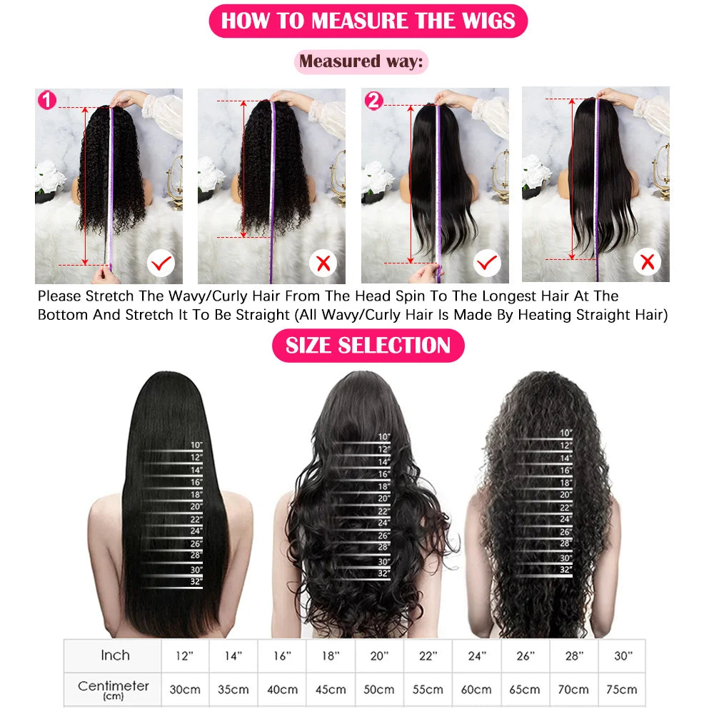 Brazilian Human Hair Wigs Deep Wave Lace Front Wigs