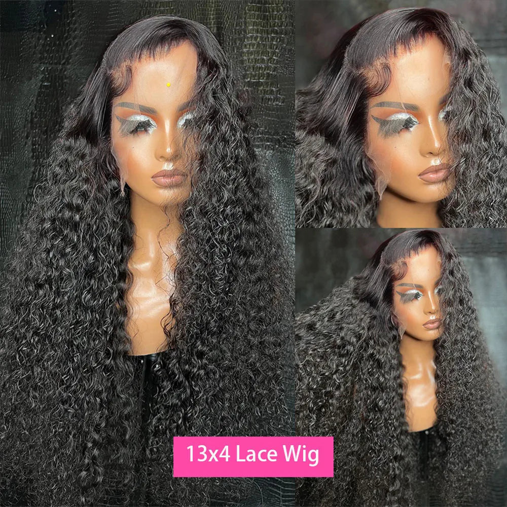 Lace Frontal Wig Water Deep Wave Human Hair Wigs