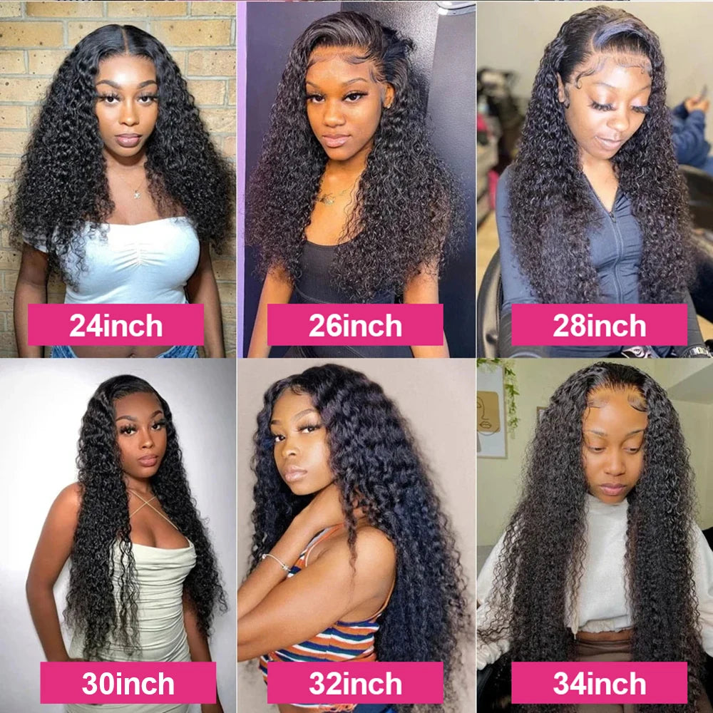 13x6 Water Wave Hd Lace Front Wig Pre Cut Lace PrePlucked 7x5 13x4 Wear Go Glueless Curly Human Hair Wigs