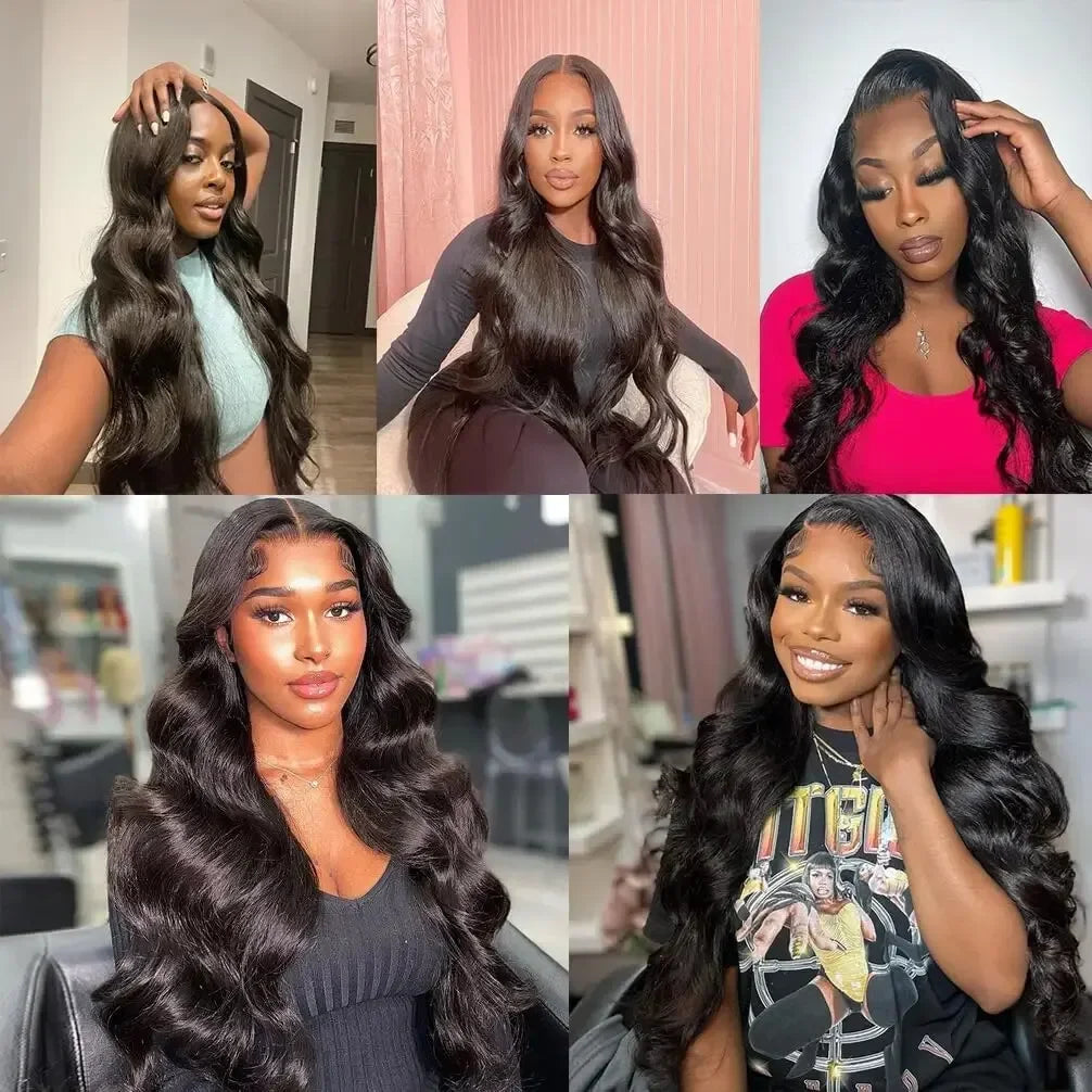 Lace Frontal Wig 100% Human Hair Glueless Wig Ready To Wear 4x4 Closure Wig